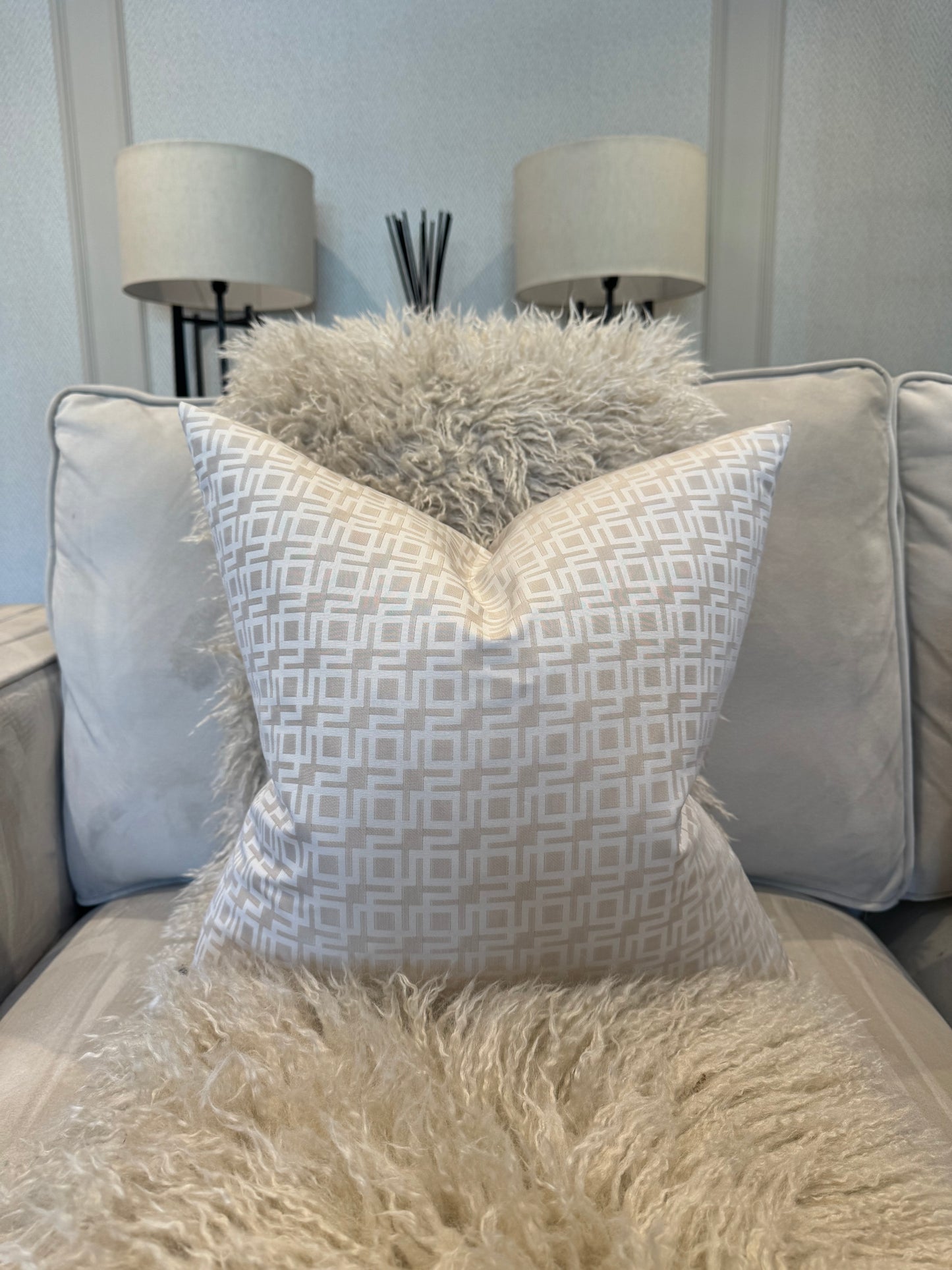 Vienna Geometric 20" Cushion