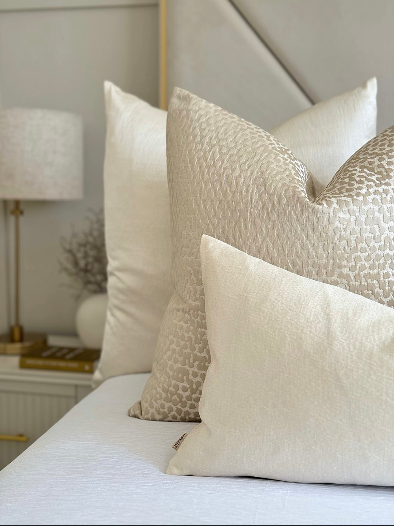 Blanc Ivory Rectangle Cushion