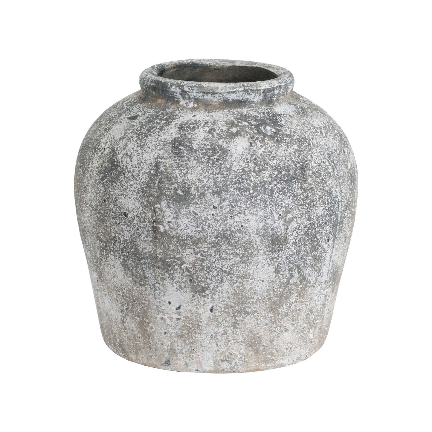 Carnac Aged Stone Ceramic Vase