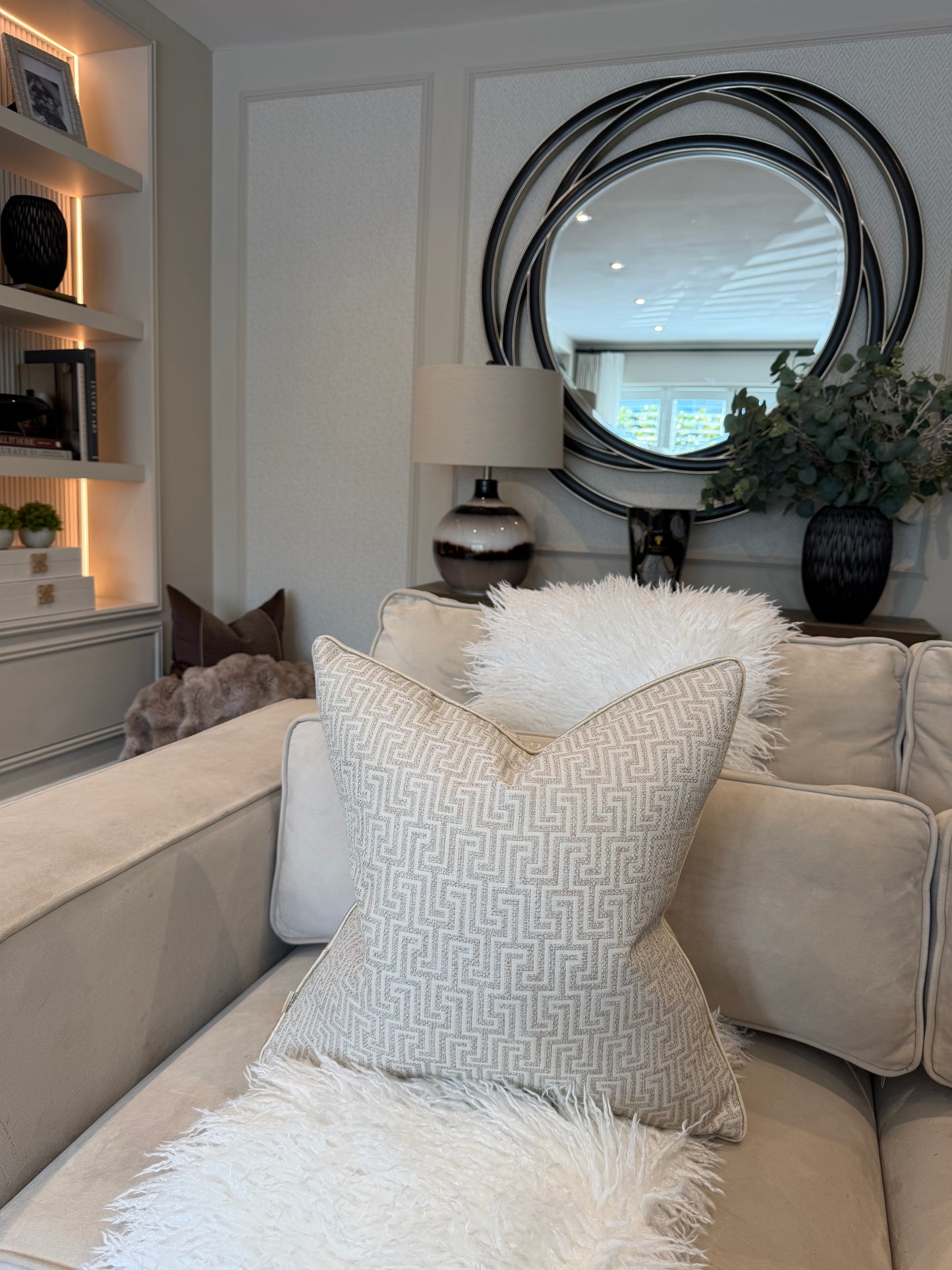 Sienna Weave Piped Cushion