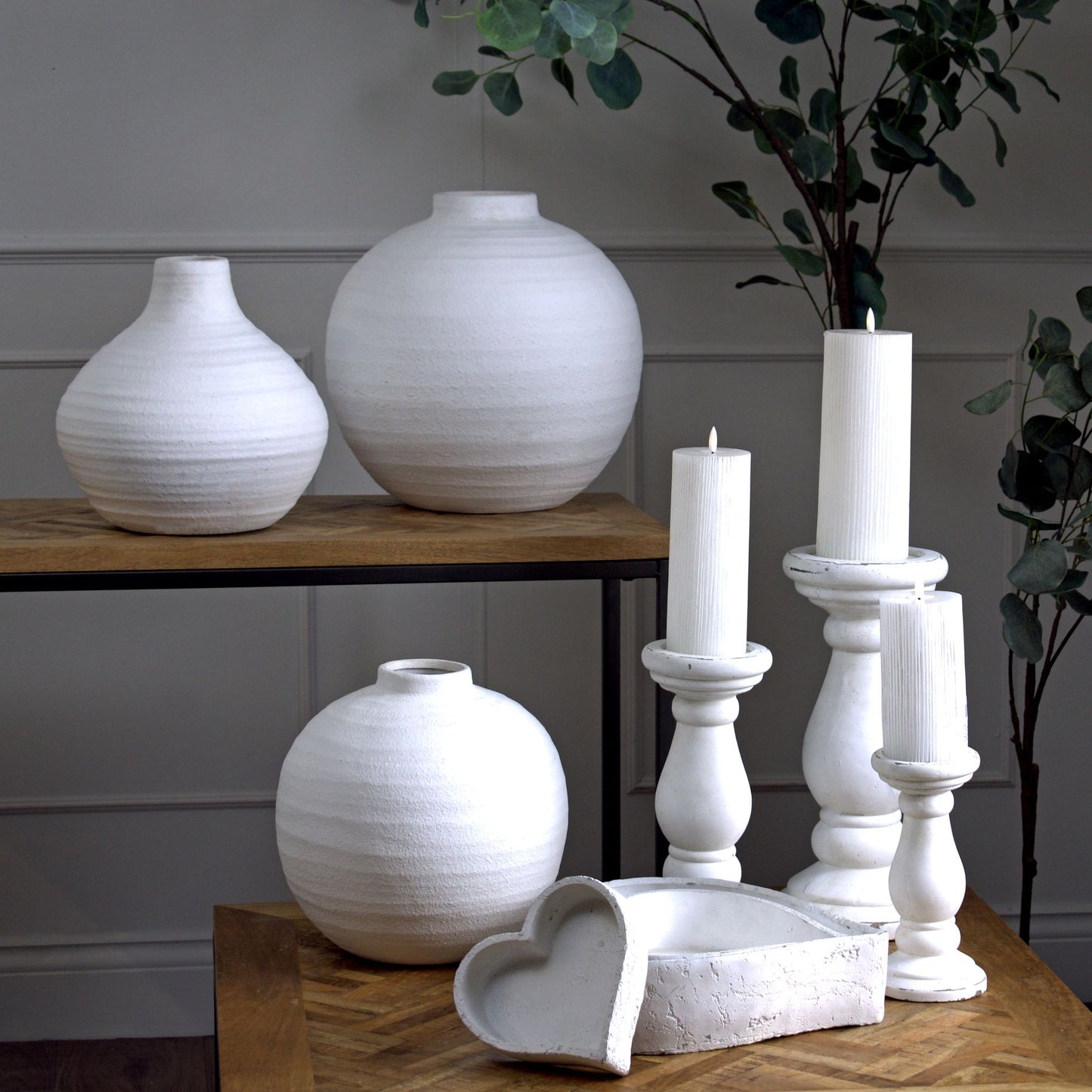 Alexander Matte White Ceramic Vase