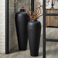 Felix Matte Black Medium Hammered Vase