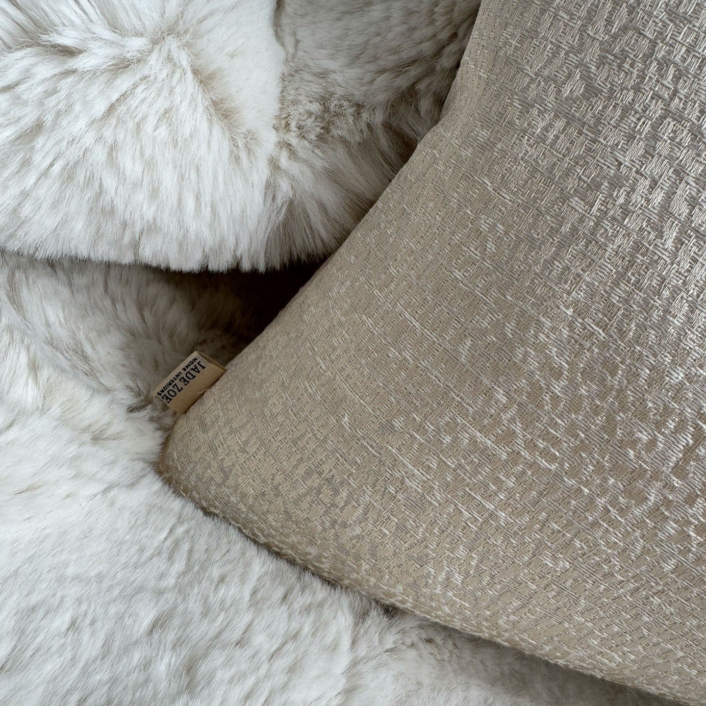 Elias Cream Rectangle Cushion