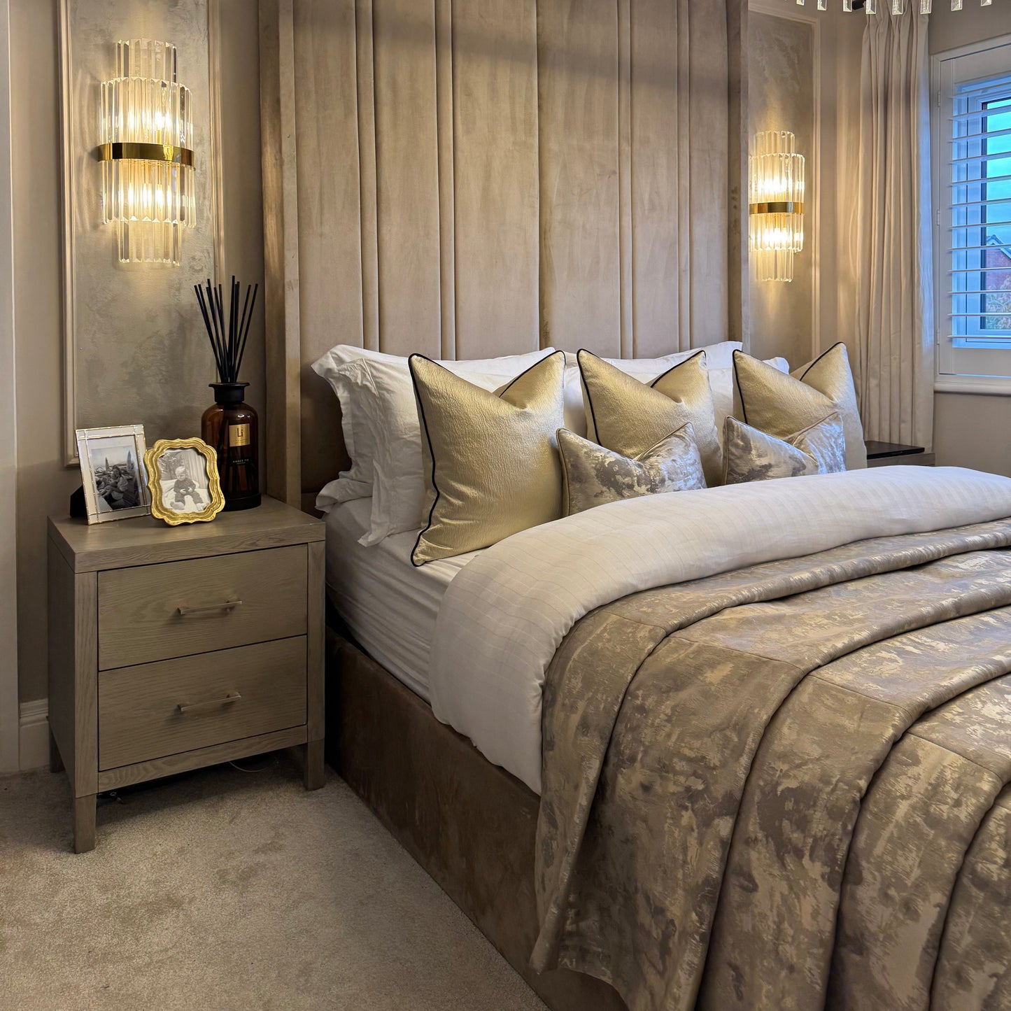 Luxury Bespoke Fabric Bedspread