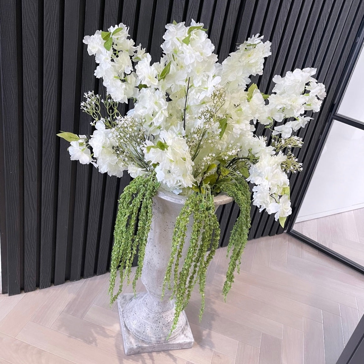 Carnac Stone Effect Urn Planter Jade Zoe Home Interiors