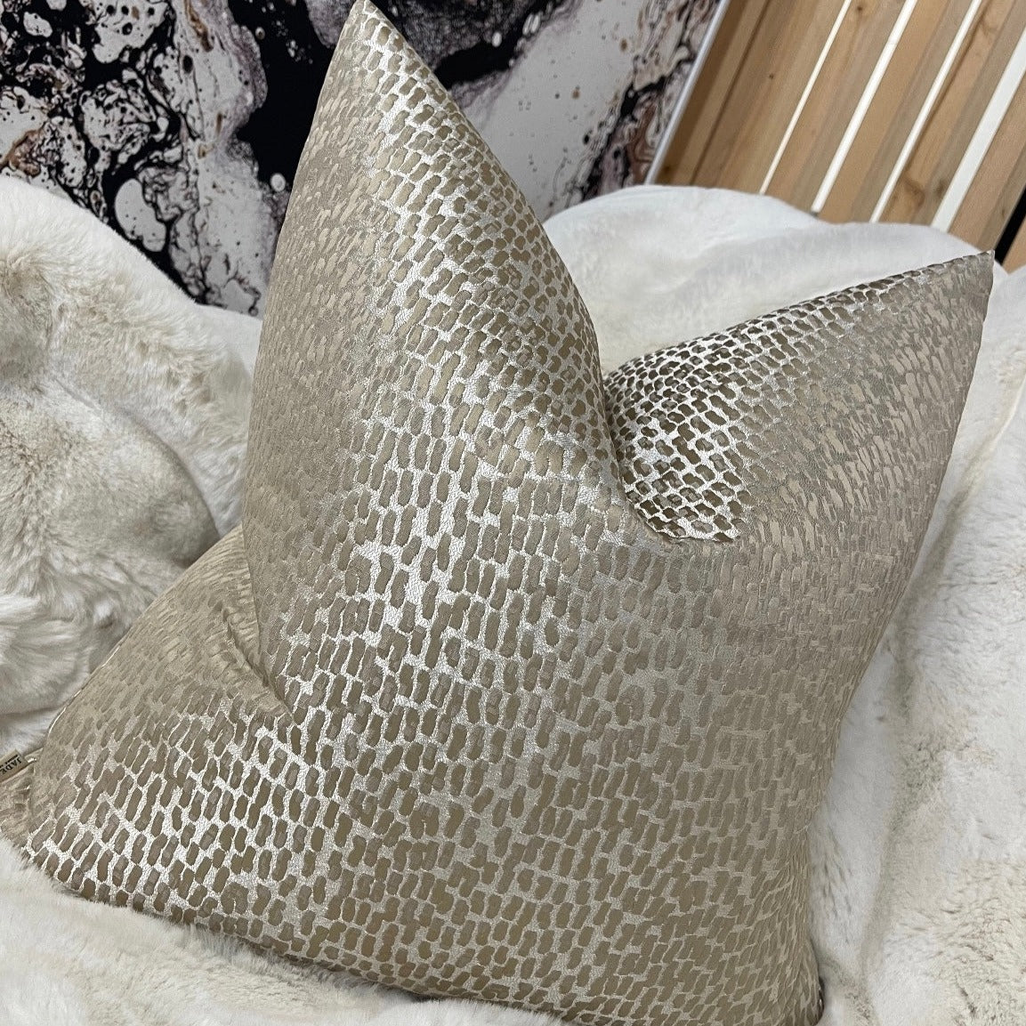 Kensington Champagne 20" Cushion