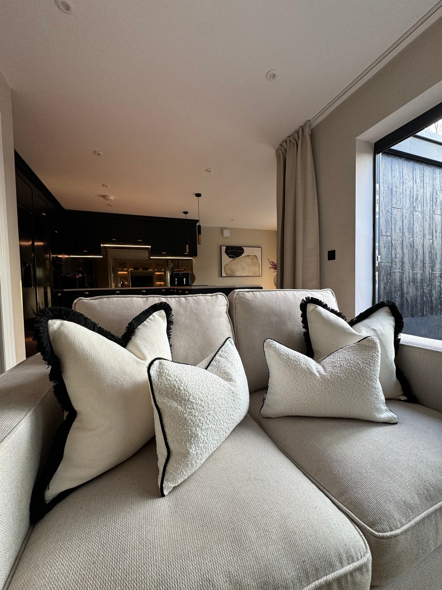 Betty Boucle Rectangle Cushion