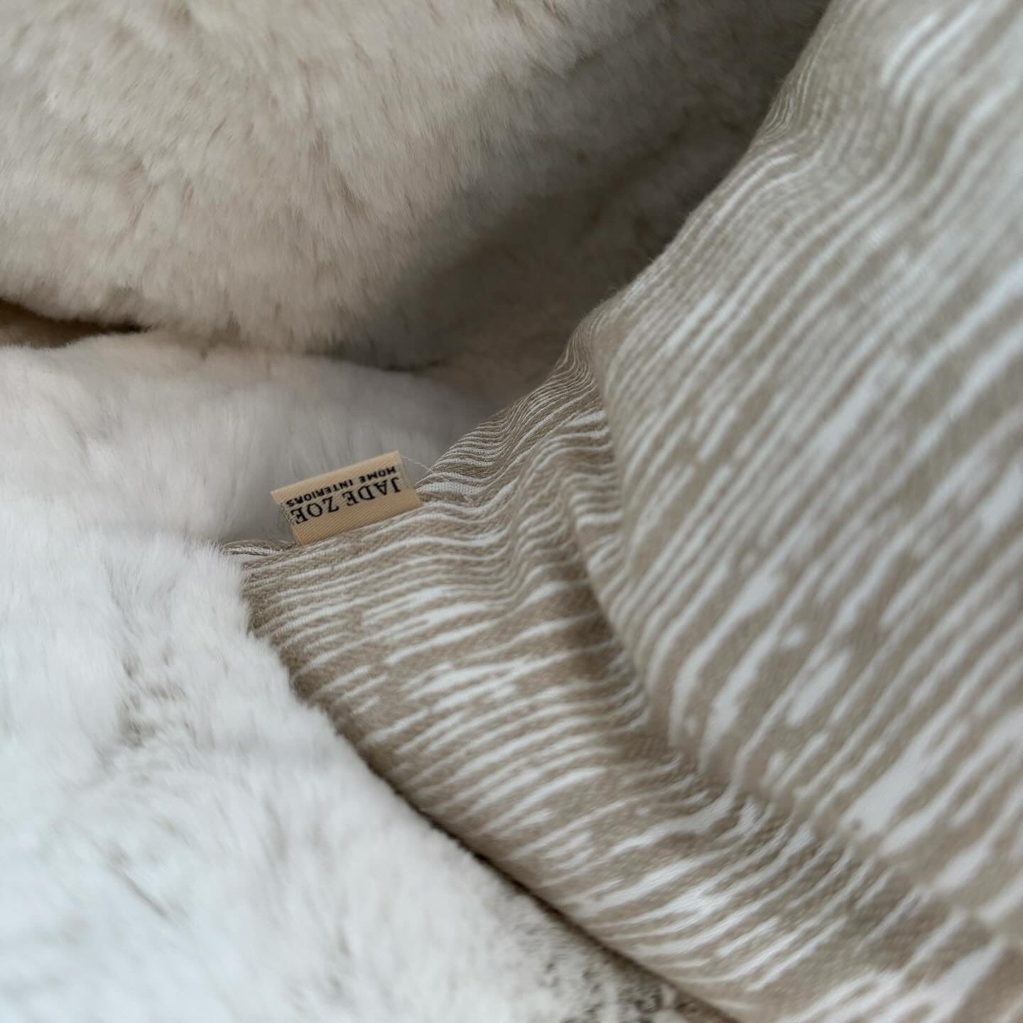 Adelaide Beige Textured 20" Cushion