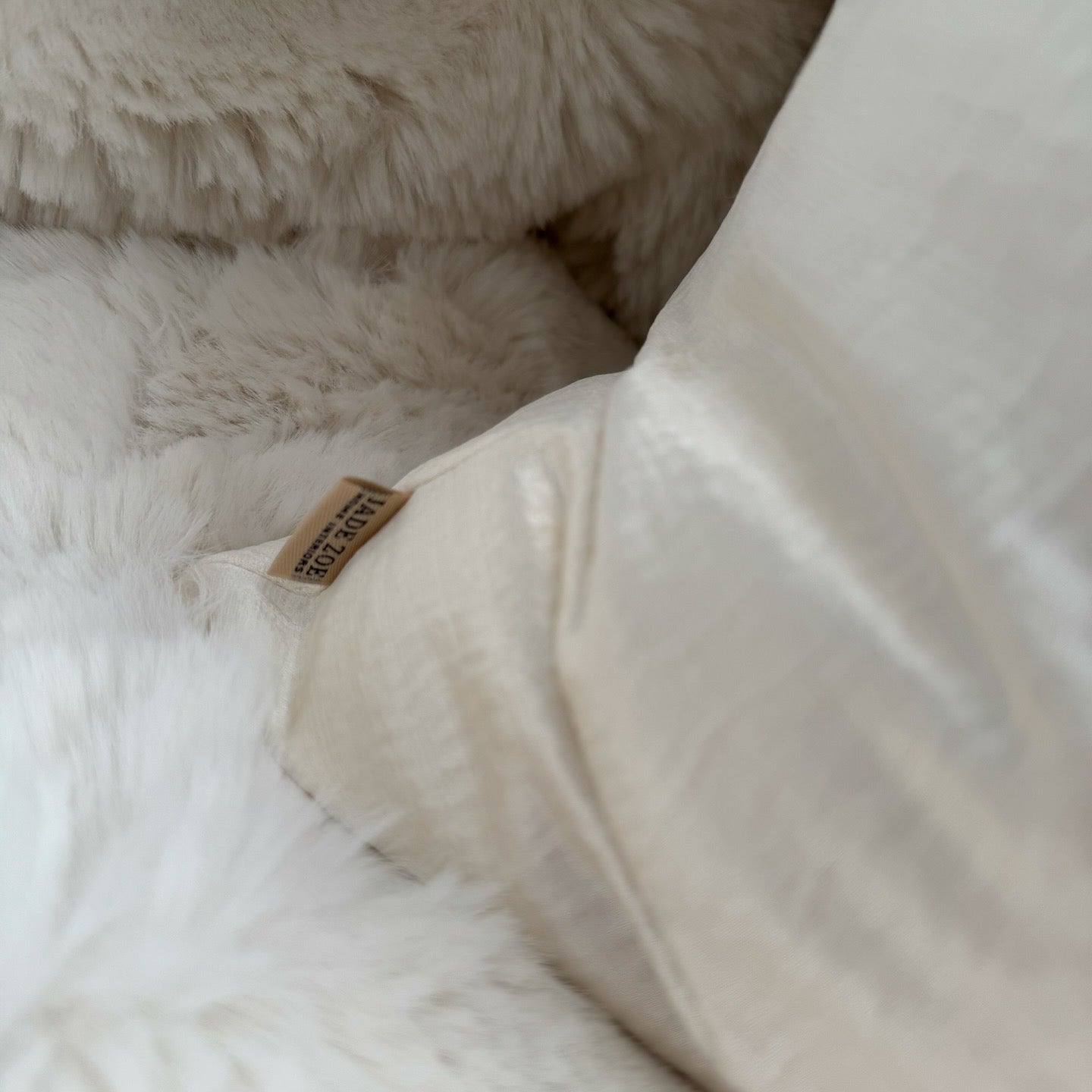 Blanc Ivory Sheen 22” Cushion
