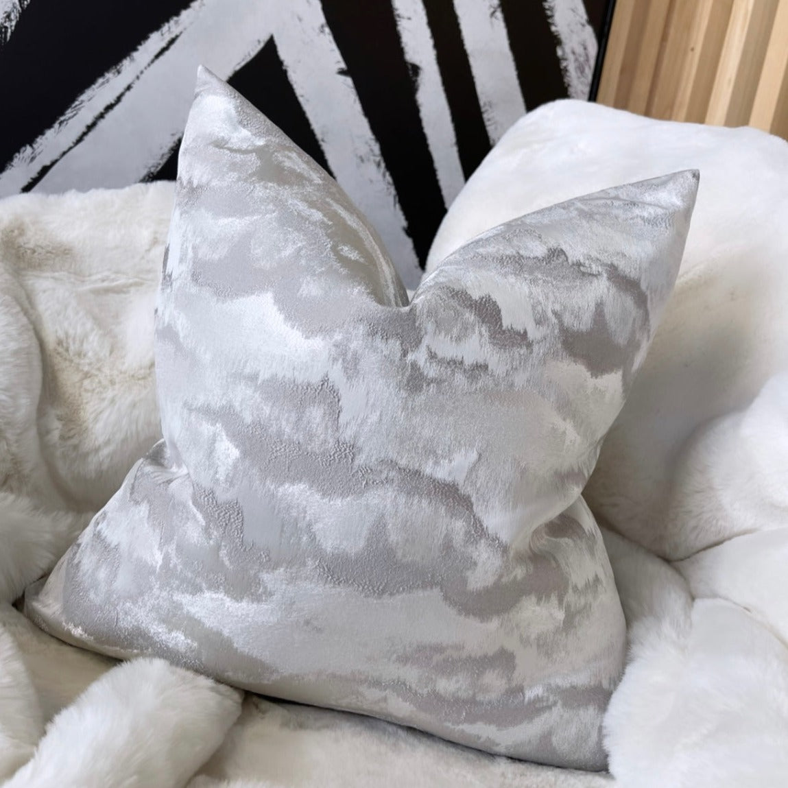 Porto Silver Grey 18" Cushion