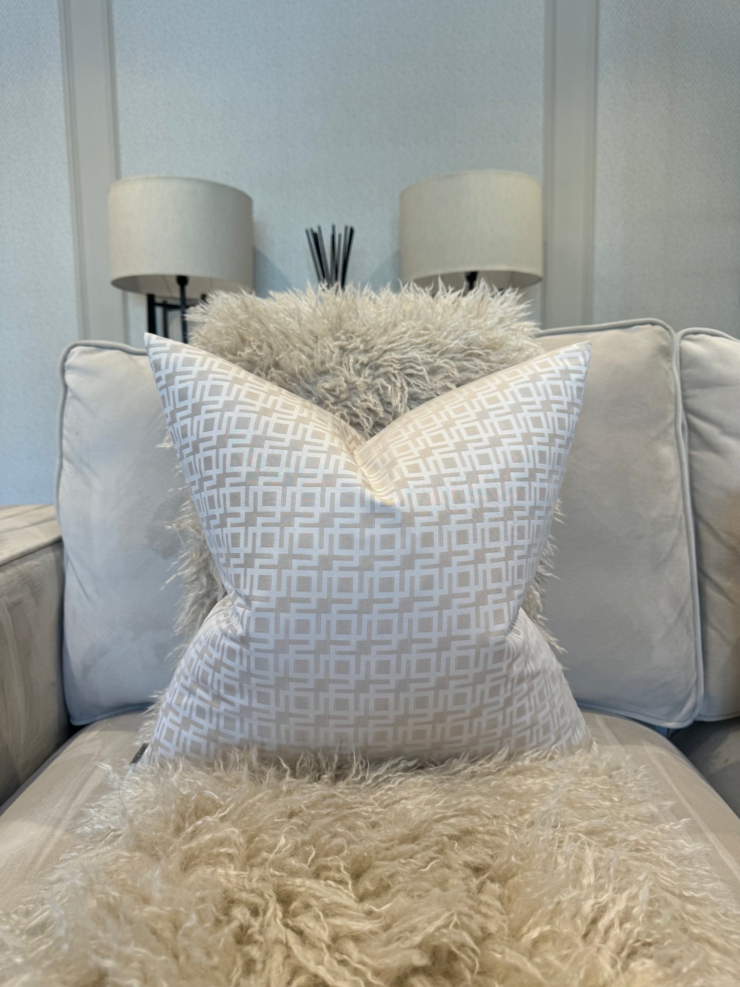 Vienna Geometric 20" Cushion