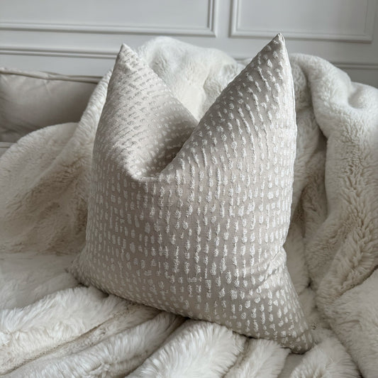 Louella Cream Textured 20" Cushion