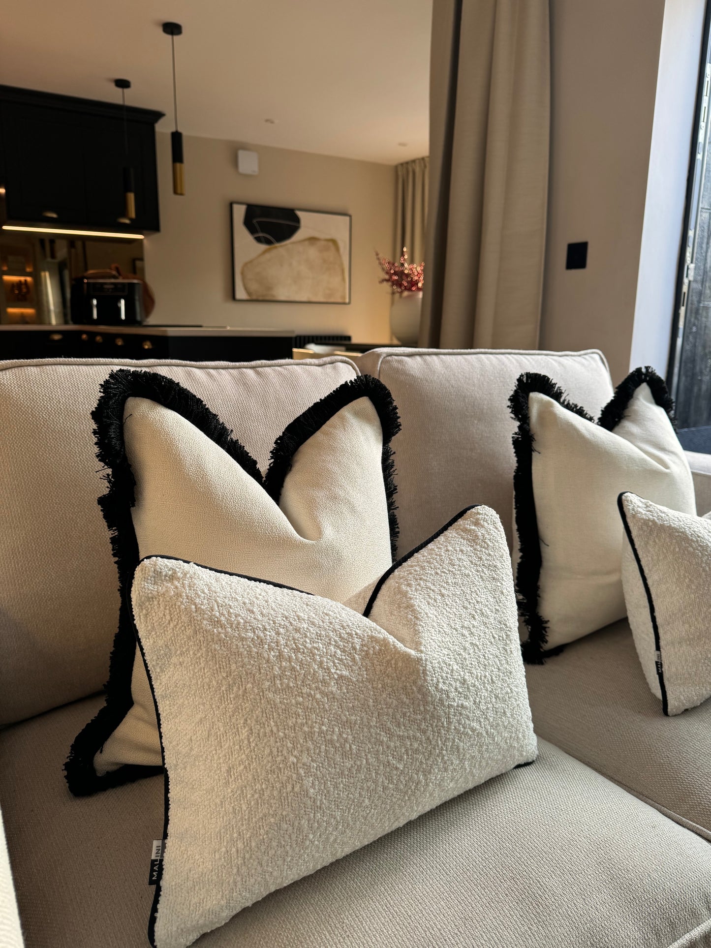 Betty Boucle Rectangle Cushion