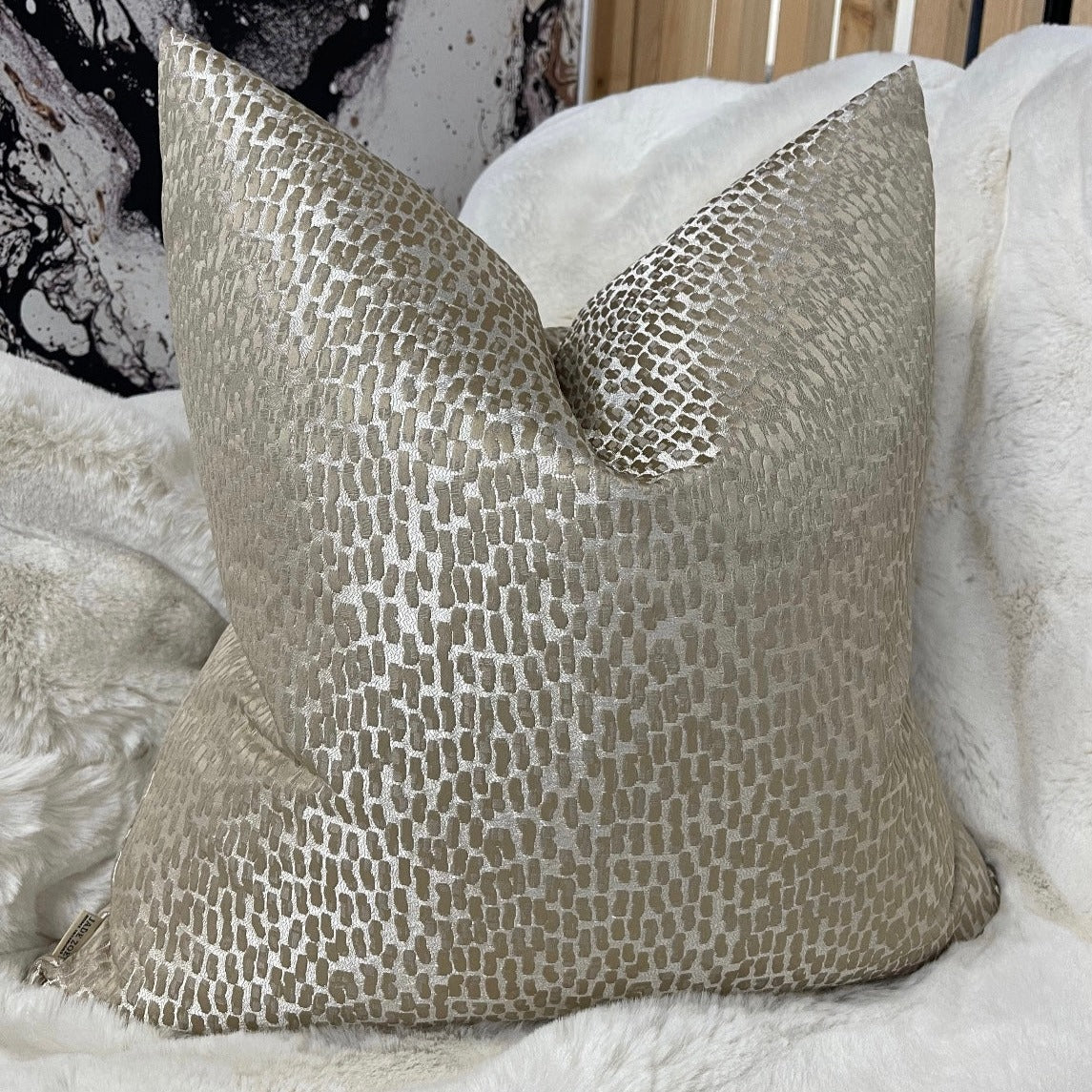 Kensington Champagne 20" Cushion