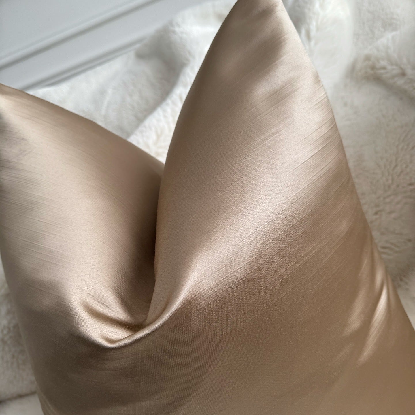 Camila Gold Satin 20” Cushion