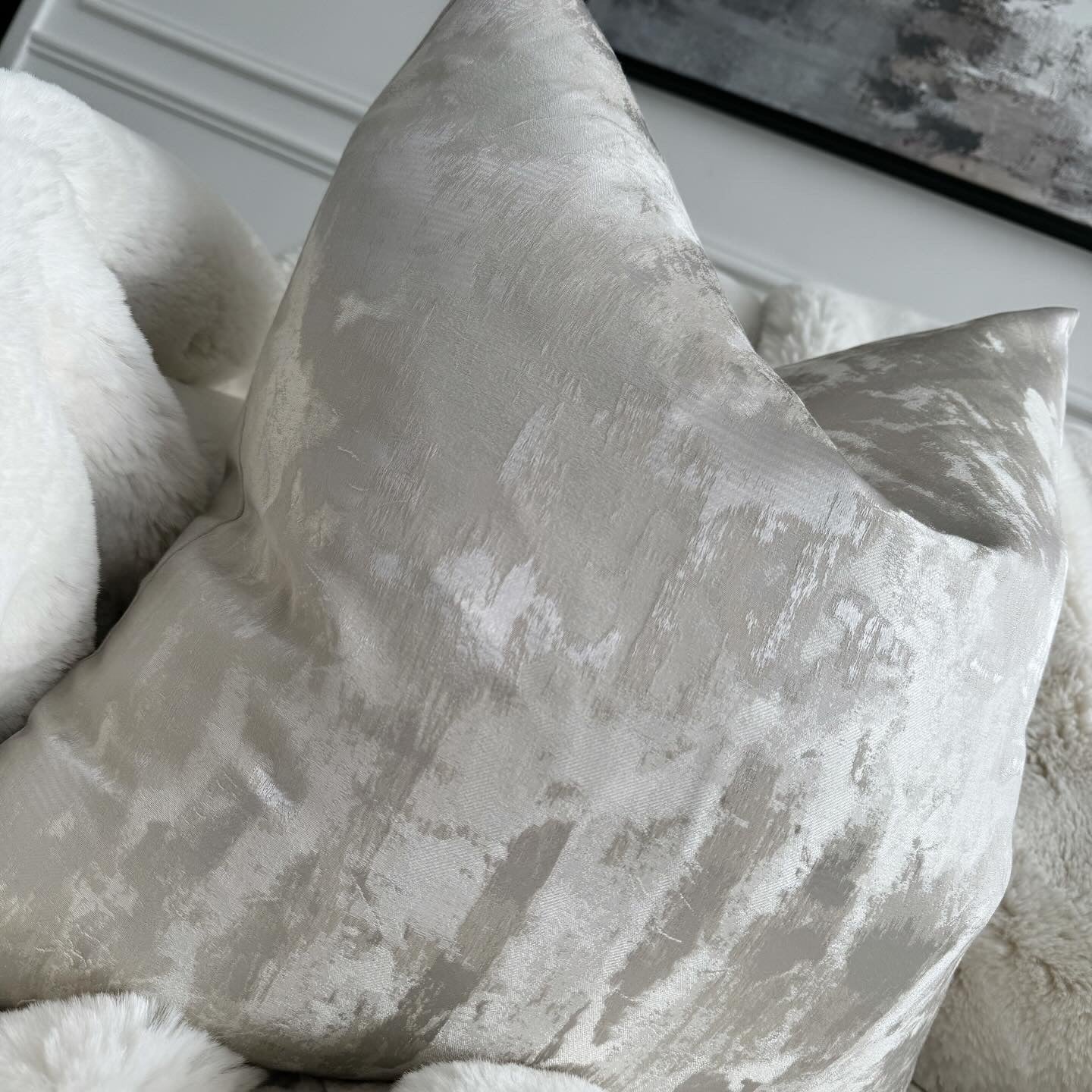Hades 22” Brushstroke Effect Cushion