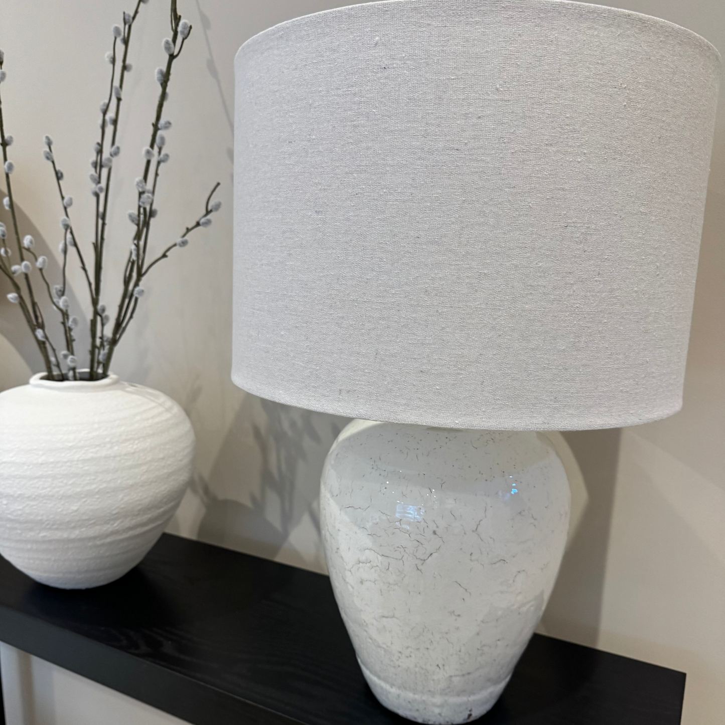 Speckle Terracotta Glazed Table Lamp