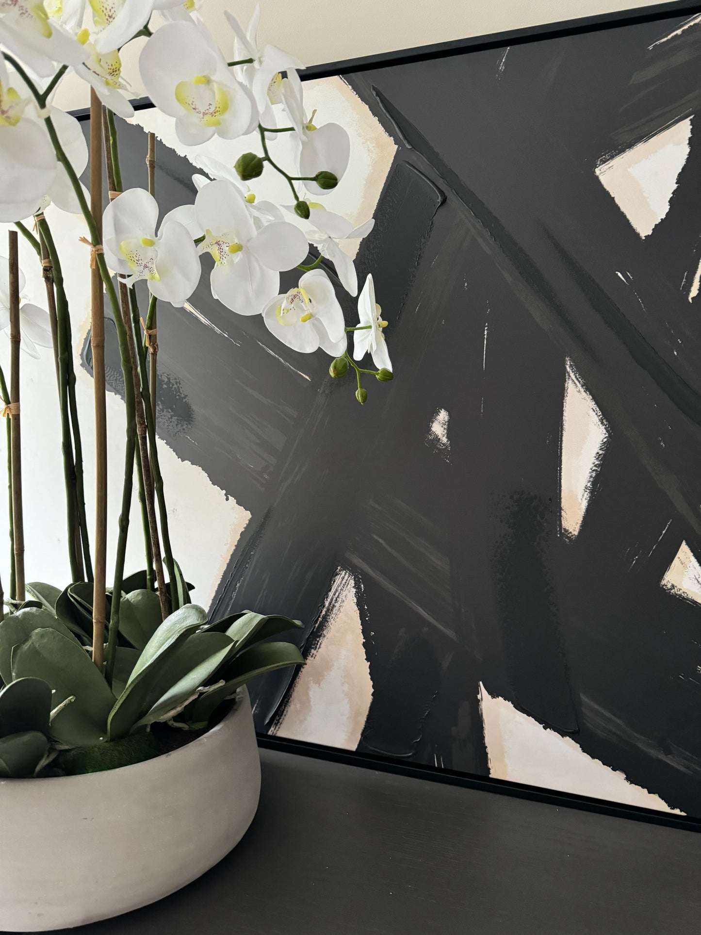 Impasto Brushstrokes Set of 2 Canvas Prints