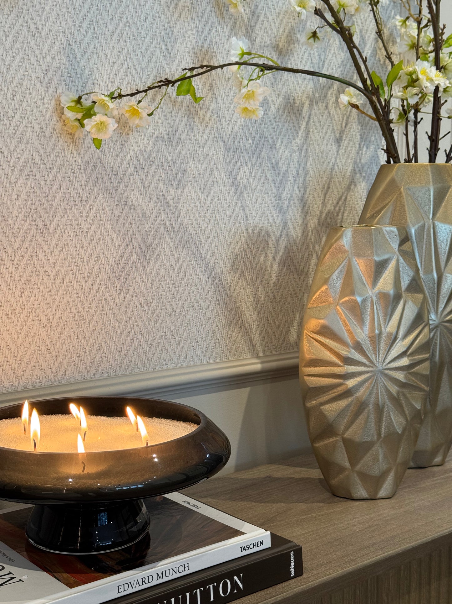 Hatton Cast Aluminium Vase 32cm