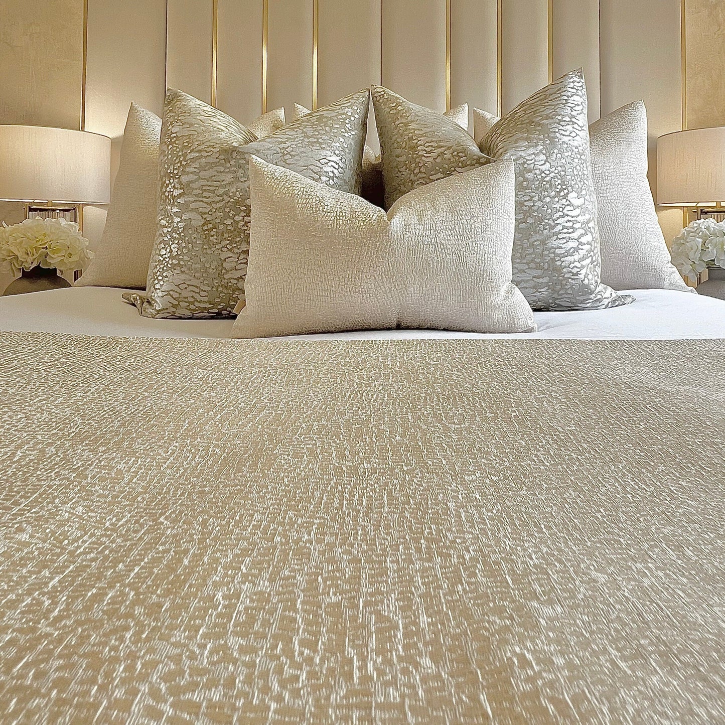 Elias Cream Rectangle Cushion