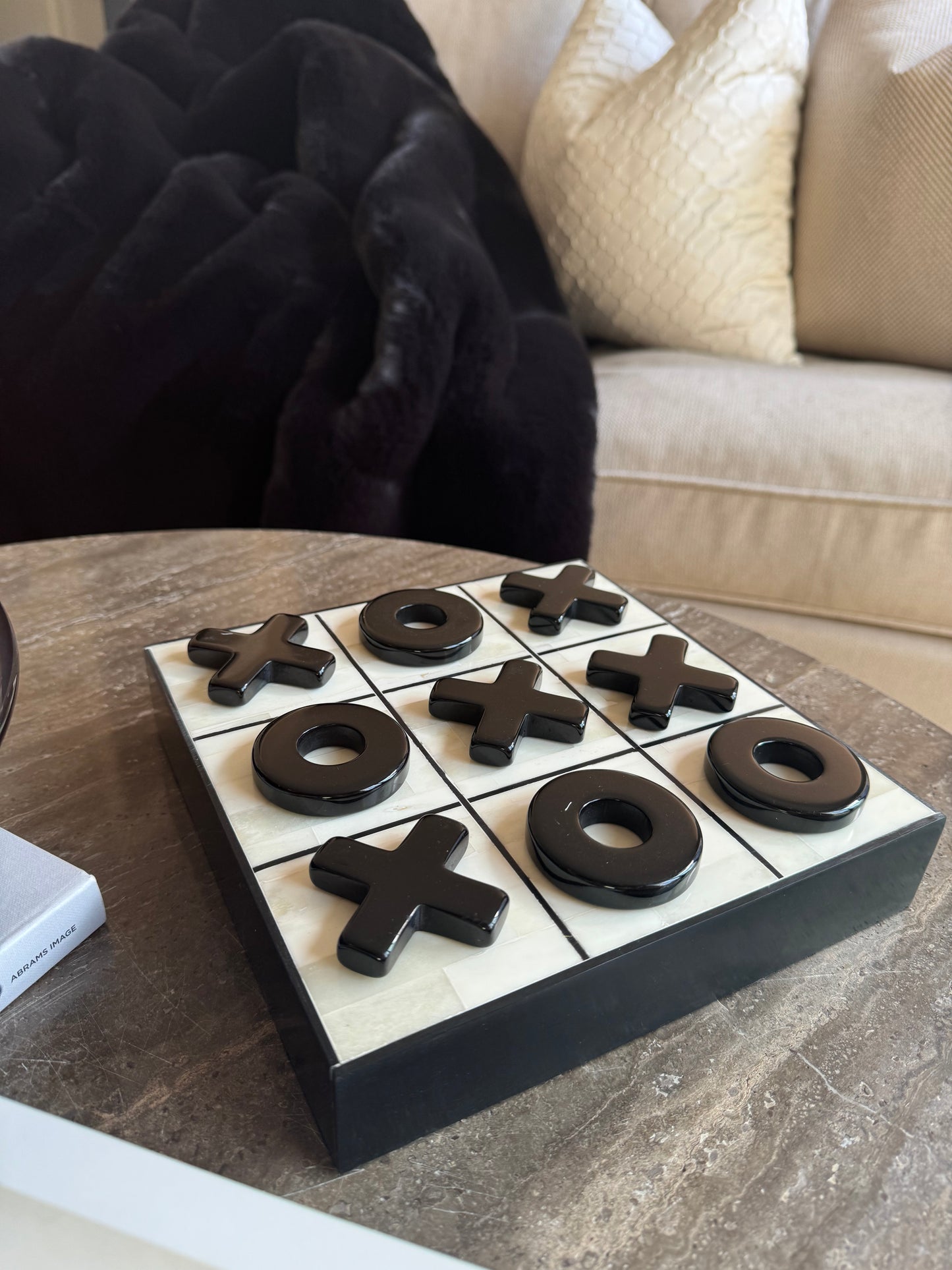 Chollerford Bone Inlay Noughts and Crosses