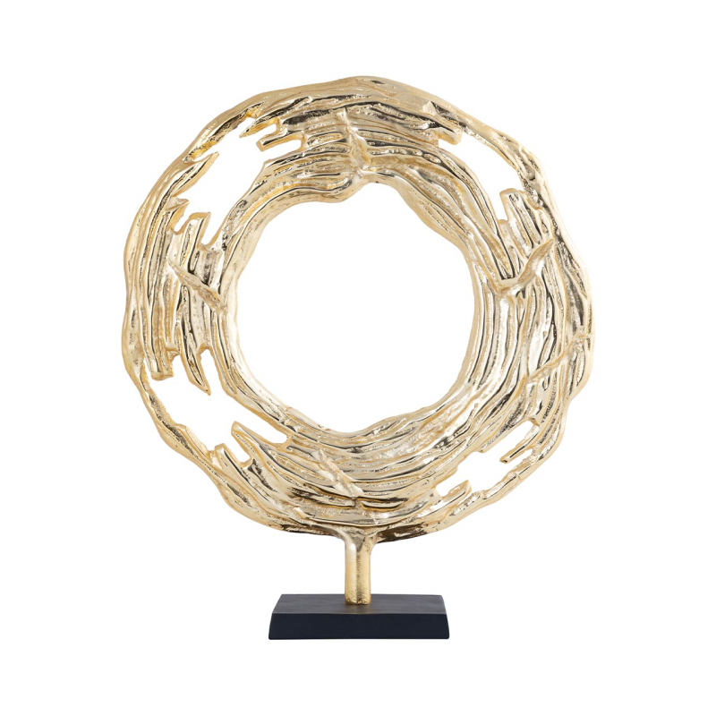 Marlo Gold Round 39cm Metal Sculpture