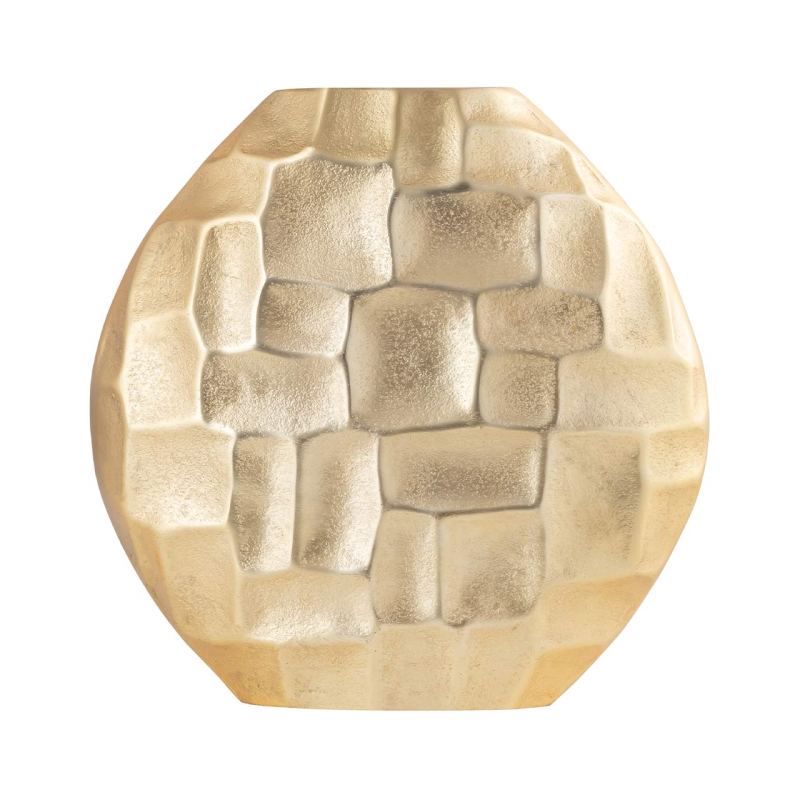 Anouska Gold Round 26cm Vase - PRE ORDER