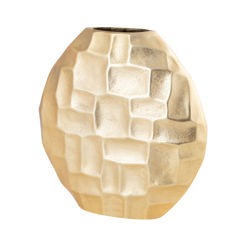 Anouska Gold Round 26cm Vase - PRE ORDER