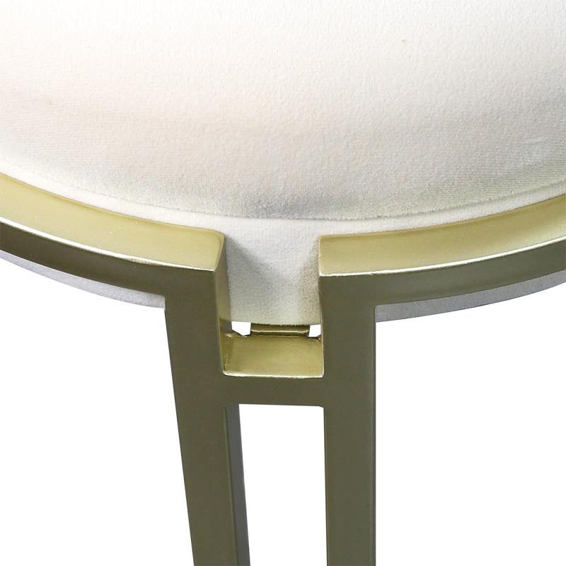 Esme Cream Tufted Bench
