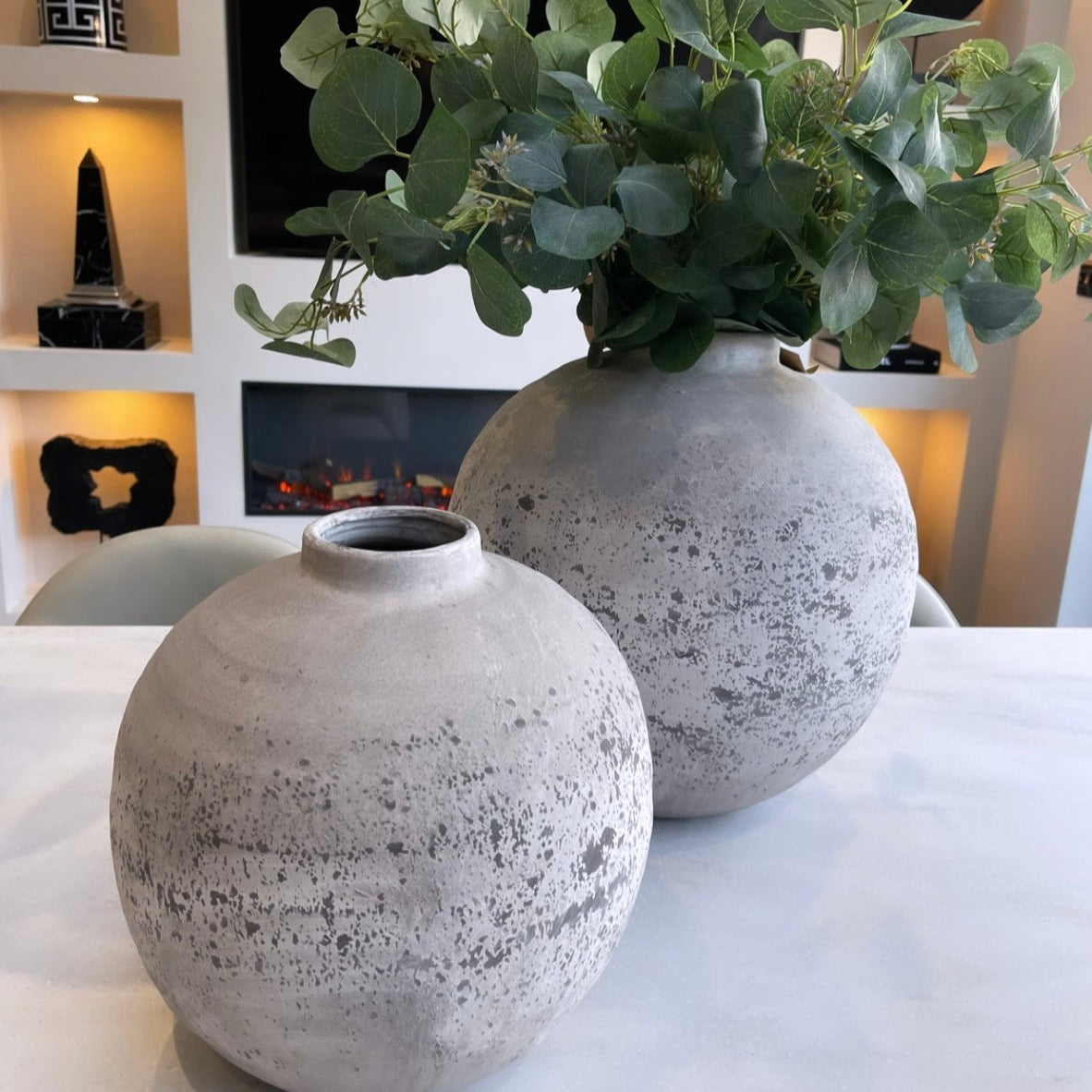 Carnac Large Stone Ceramic Vase