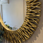 Nova Champagne Round Mirror