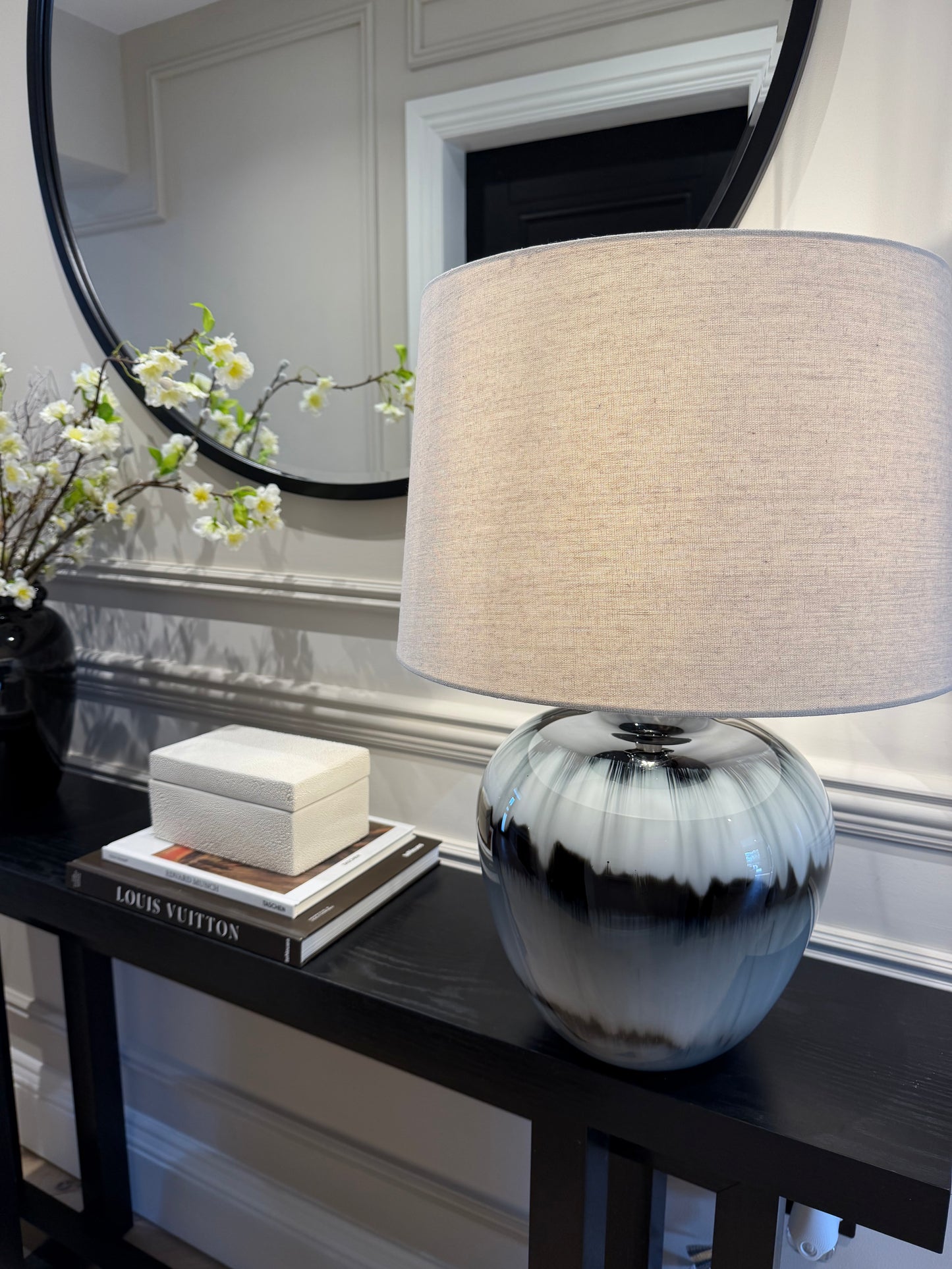 Midnight Shadows Squat Table Lamp