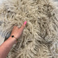 Tibet Natural Faux Fur Throw