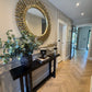 Nova Champagne Round Mirror