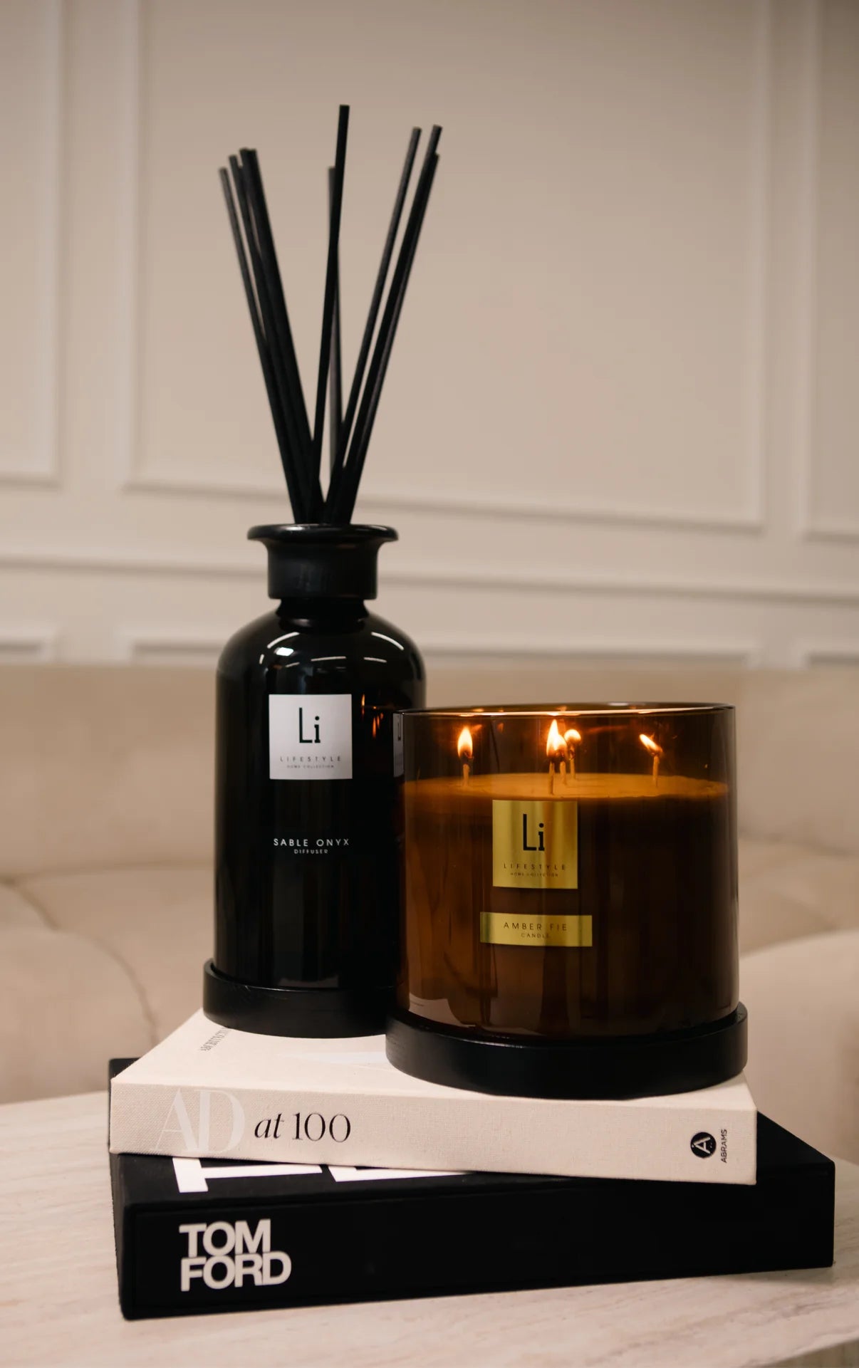 XXL Luxury Room Candle - Amber Fie