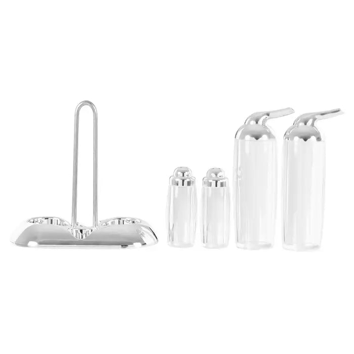 Louis Condiment Set In Silver