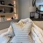Amaya Fringed Cushion Stone