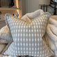 Amaya Fringed Cushion Stone