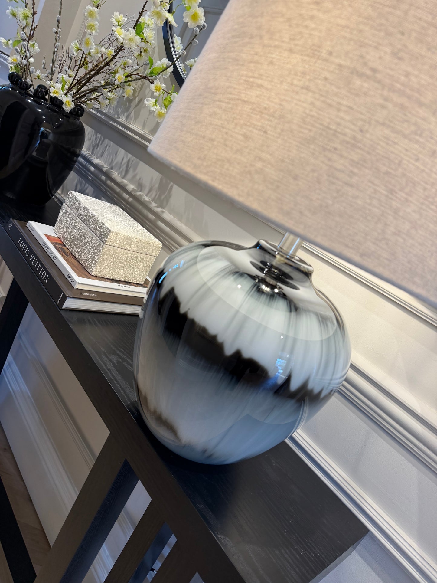Midnight Shadows Squat Table Lamp