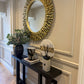 Nova Champagne Round Mirror