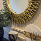 Nova Champagne Round Mirror