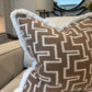Livvy Weave Fringed Cushion