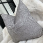Aurelia Silver Textured 20" Cushion
