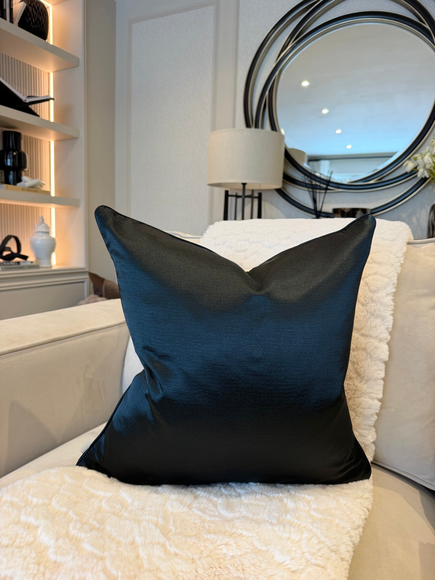 Elara Piped Luxury Cushion