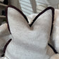 Mia Beige Fringed 20” Cushion
