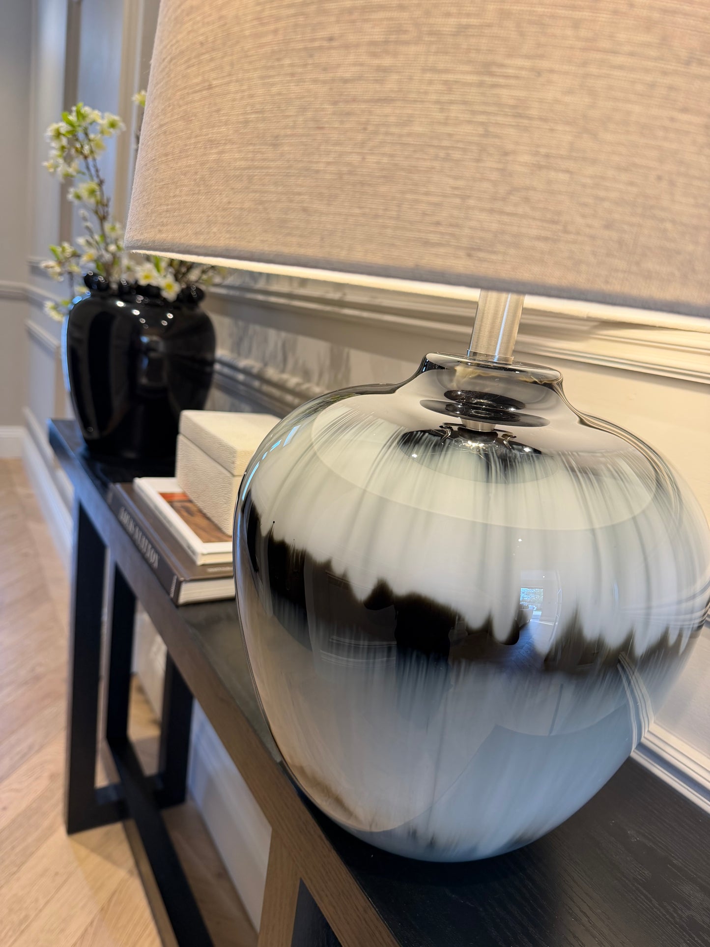 Midnight Shadows Squat Table Lamp