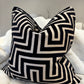 Maze Velvet Cut 22" Cushion