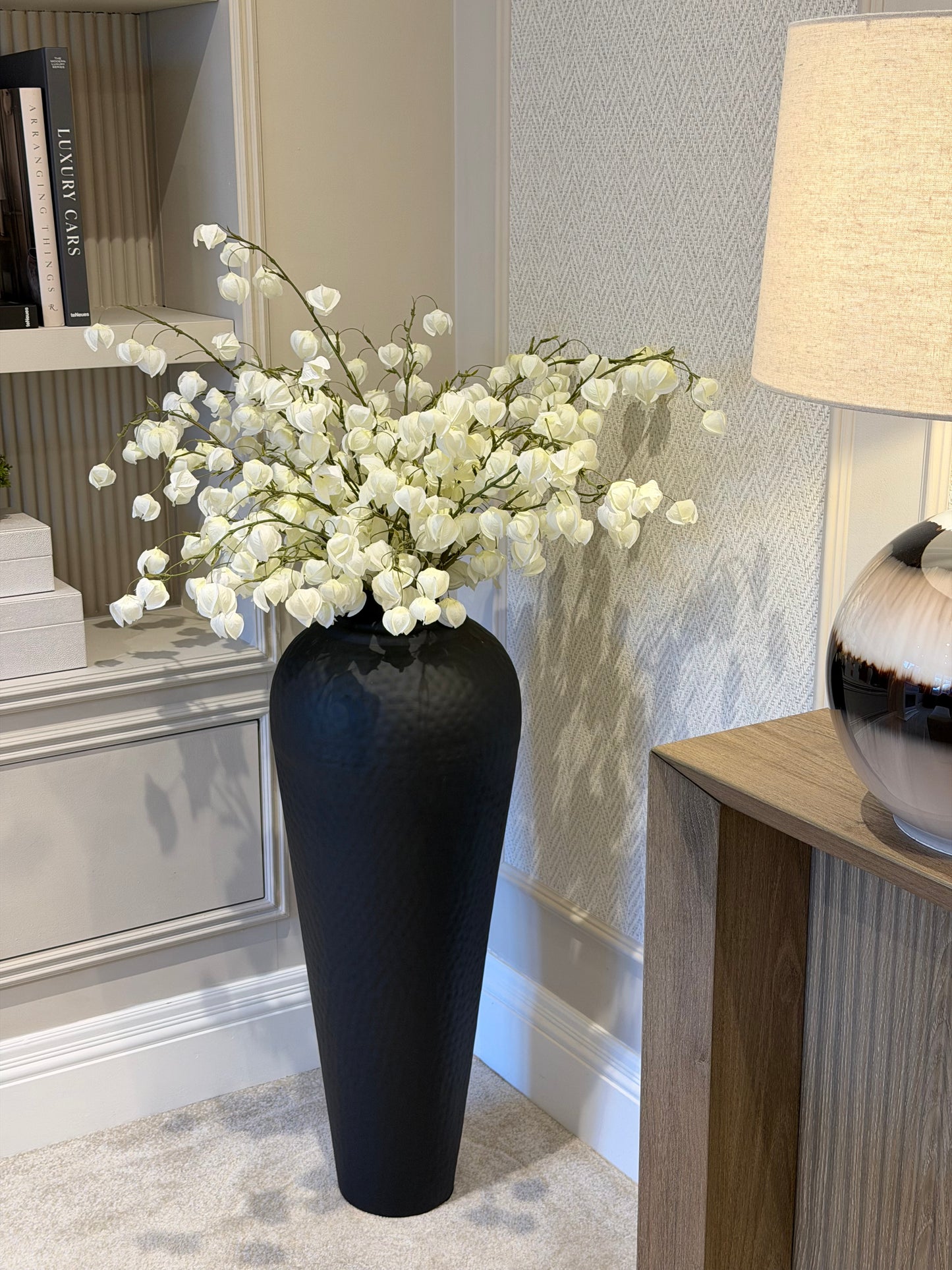White Physalis Spray
