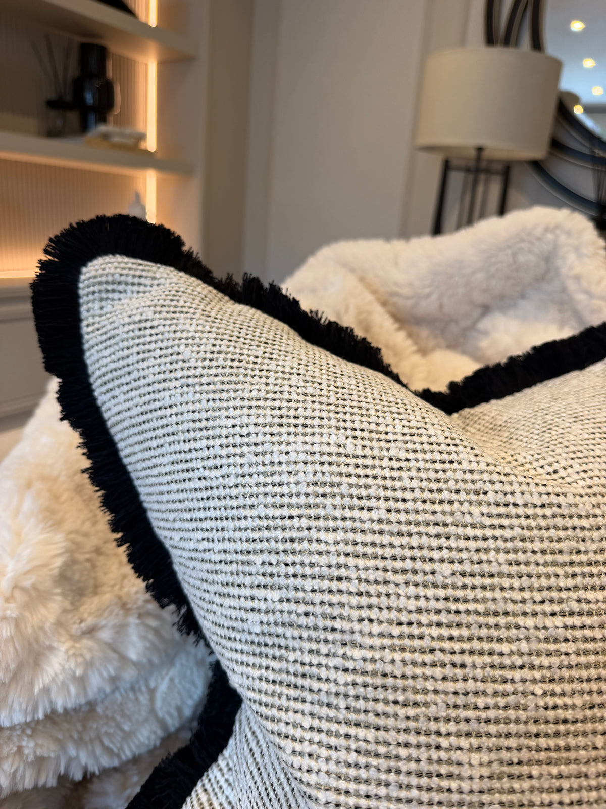 Monroe Fringed Luxury Cushion