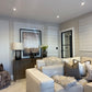 Whisper Horizon | Extra Large Abstract Linen Wall Art